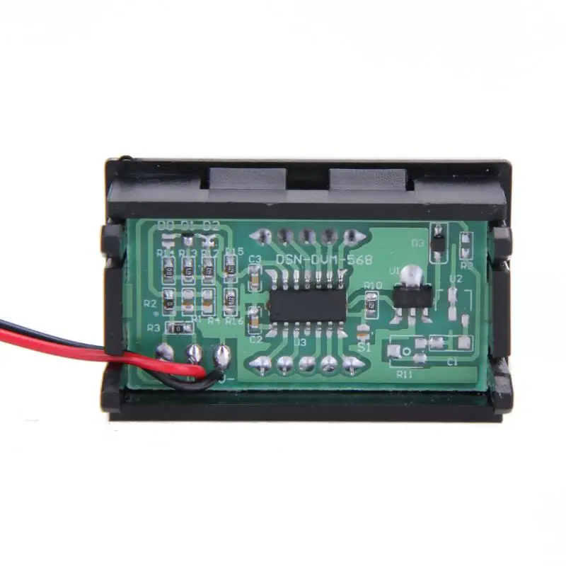 Мини DC 0-10V RGB Светодиодная панель дисплей цифрового вольтметра вольтметр