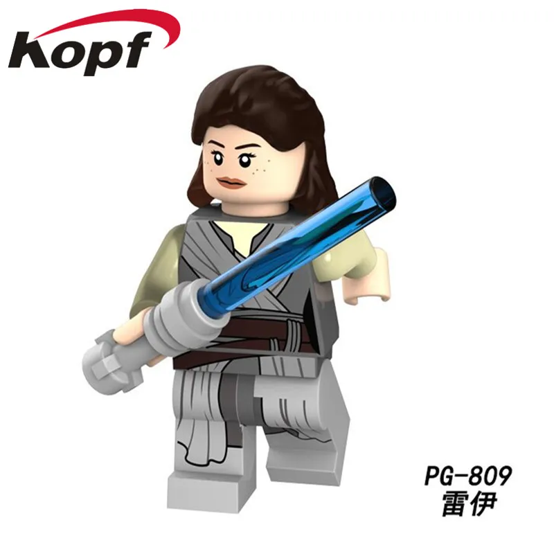 Одиночная строительные блоки космические войны Rey A wing pilot Hoth Rebel Max Rebo Han Solo Anakin Storm фигуры Детские игрушки PG8145