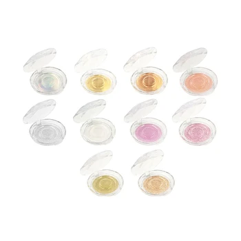 

10Pcs Crystal-Lid Plastic Case for Lashes Clear Eyelashes Packaging Box Display False Eyelash Storage Box