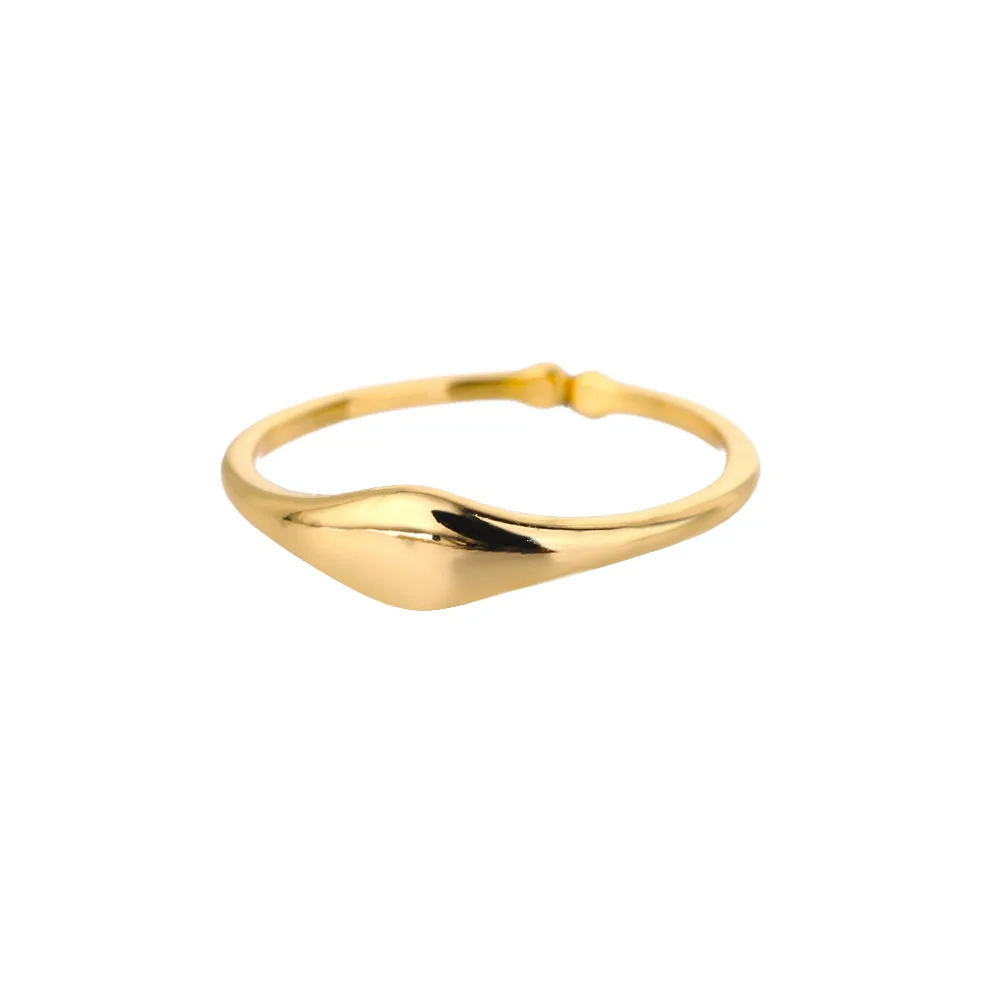 Geometrische Unregelmäßige Ringe Für Frauen Minimalistischen Edelstahl Gold Ring Vintage Hochzeit Paar Jewerly Weihnachten Geschenk Bijoux