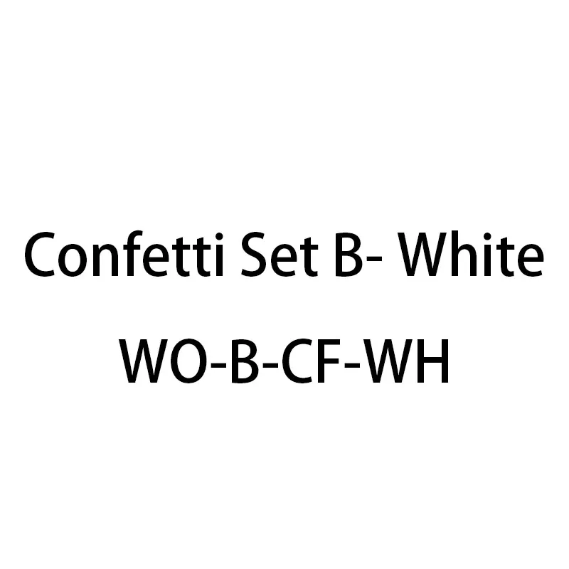 Наборы шапочек и шарфов с хвостом - Цвет: Confetti B White