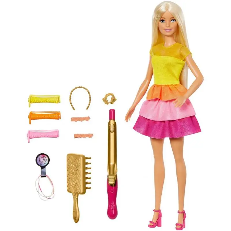 Barbie Rainbow Hair Color Change Styling Doll 