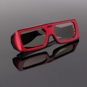 

OOTDTY 3D Glasses Dual Color Frame Circular Polarized Passive 3D Stereo Glasses For Real D 3D TV Cinema dropshipping
