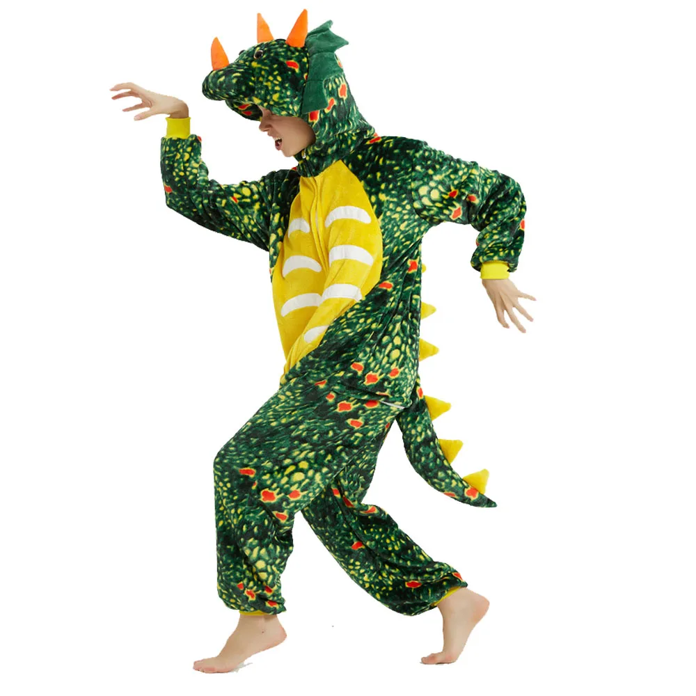 Animel Cartoon Dinosaur Kigurumi Pajamas Adult Unicorn Pyjamas Cosplay One Piece Onesies Woman Sleepwear Unicorn Pajamas