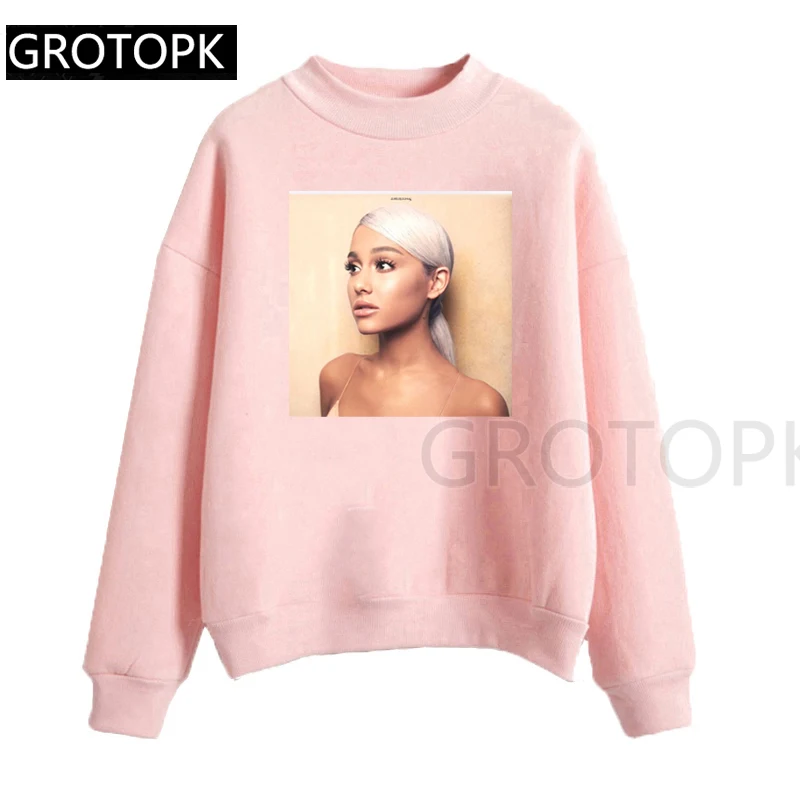 Ariana Grande женский свитер Harajuku топы Популярные женские свитера Одежда уличная хип хоп толстовка