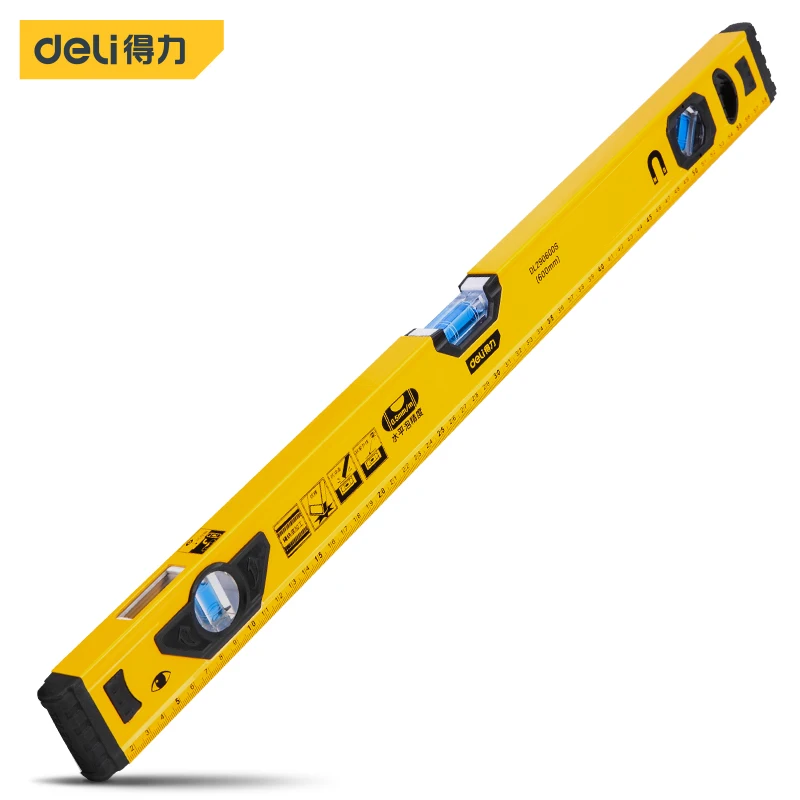 Deli Digital Protractor Angle Finder Inclinometer Electronic Measurement Level Angle Slope Test Ruler Length 600mm Three Styles