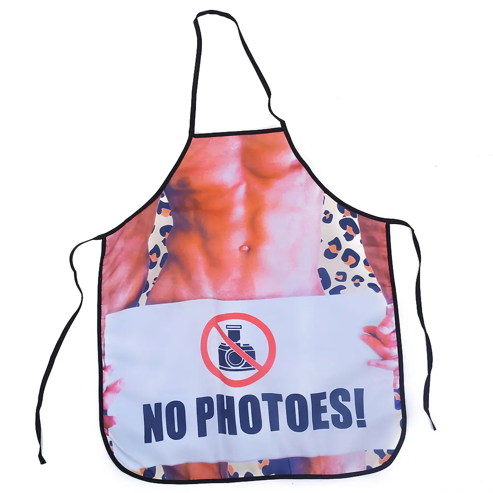 NO PHONES Mens Aprons Polyester Home Colorful Cleaning Protection Men Kitchen Suppliy Funny Oilproof Waterproof Cooking - Цвет: NO PHONES Mens