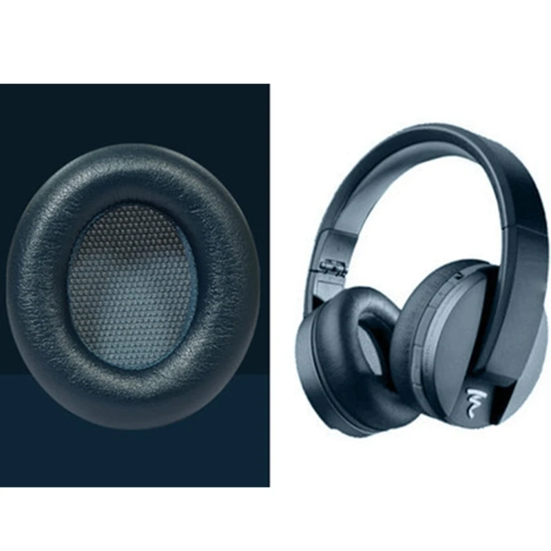 1Pair Replacement Ear Pads Protein Skin Leather Ear Cover Cushion for Focal Listen Pro Wireless Headphones Headset
