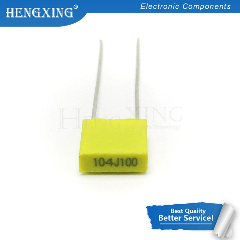20 шт./лот 100NJ100 корректирующий конденсатор 100V104J 100NF 0 1 мкФ 100V 104 104J 5 мм
