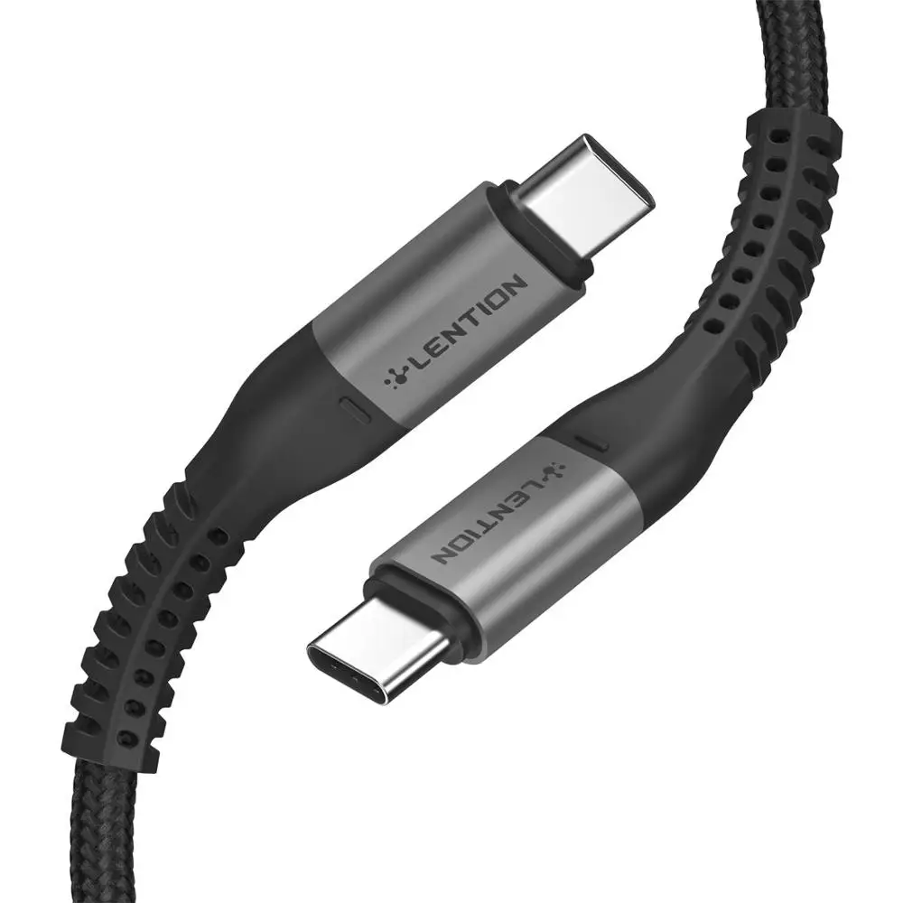 2 м USB C к usb type C кабель для Xiaomi Redmi Note 8 Pro Quick Charge 3,0 PD 100 Вт Быстрая зарядка для MacBook Pro 16 Кабель зарядного устройства - Цвет: BLACK 100W