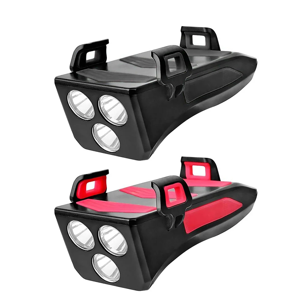 4 в 1 велосипедный светодиодный передний фонарь с зарядкой от USB 4000