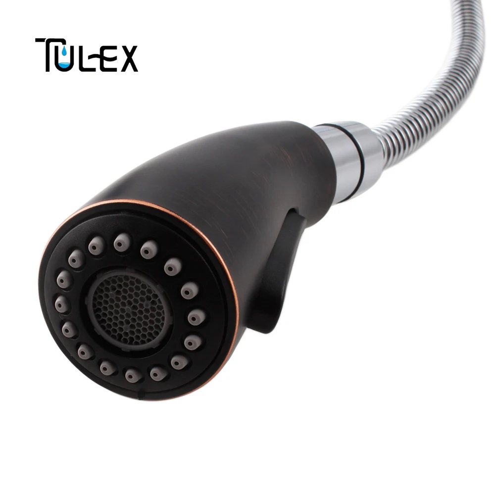 TULEX High Quality 2 Function Modes Kitchen Sprayers Kitchen Shower Head Pull Out Spray Kitchen Faucet adapter ORB Tap Filter