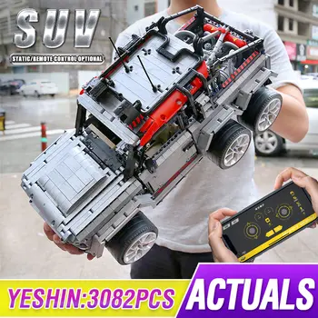 

Technic MOC G63 AMGS 6X6 LAND CRUISER Classic Luxury SUV 1:10 Model Building Blocks Bricks Technic Car Toy