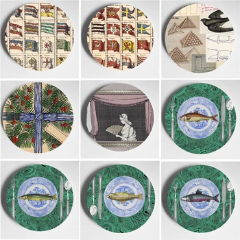 

Luxurious Atmosphere Tray Decorative Master Manufacturing Wall-Hanging Wall Plate Handcrafts Bar Wall Decoration Ornaments