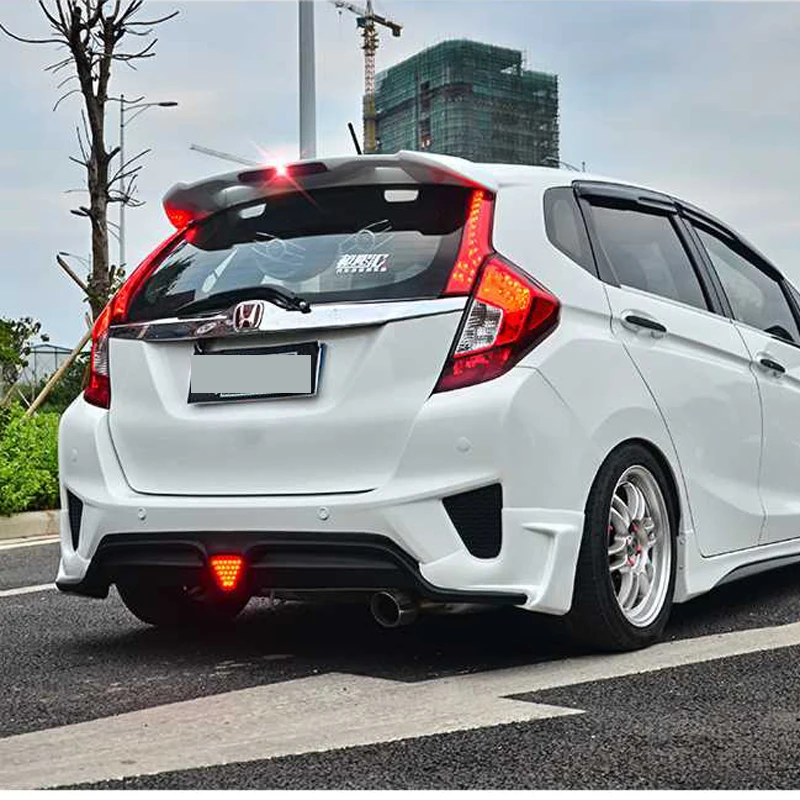 For Honda Fit / Jazz 2014 2015 2016 2017 Car Decoration Rear Spoiler High Quality ABS Material