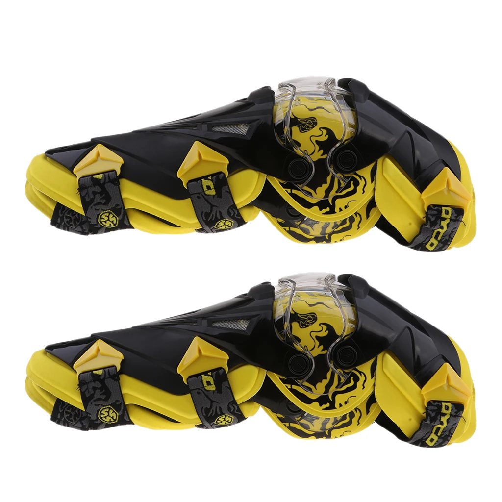 Windproof Knee Shin Armor Protective Guard for Motorcycle Motocross Green