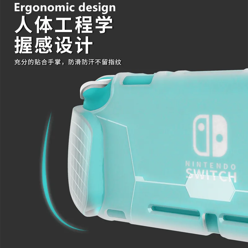 Для nintendo Switch Lite Высокое качество матовый анти-скольжения с украшением в виде кристаллов Чехол протектор рукоятки оболочки Для nintendo переключатель Lite Mini