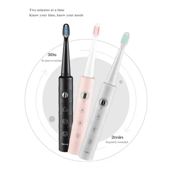 

Electric Toothbrush USB Rechargeable Electric Toothbrush 7 Level Waterproof Sonic Electric Toothbrush