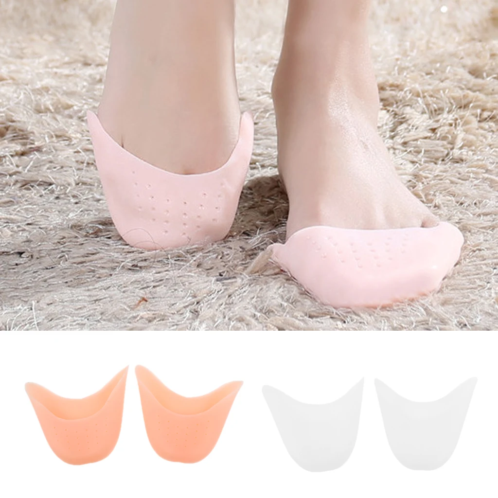 1Pairs Soft Silicone Gel Pointe Ballet Dance Shoe Toe Pads Toe Protector