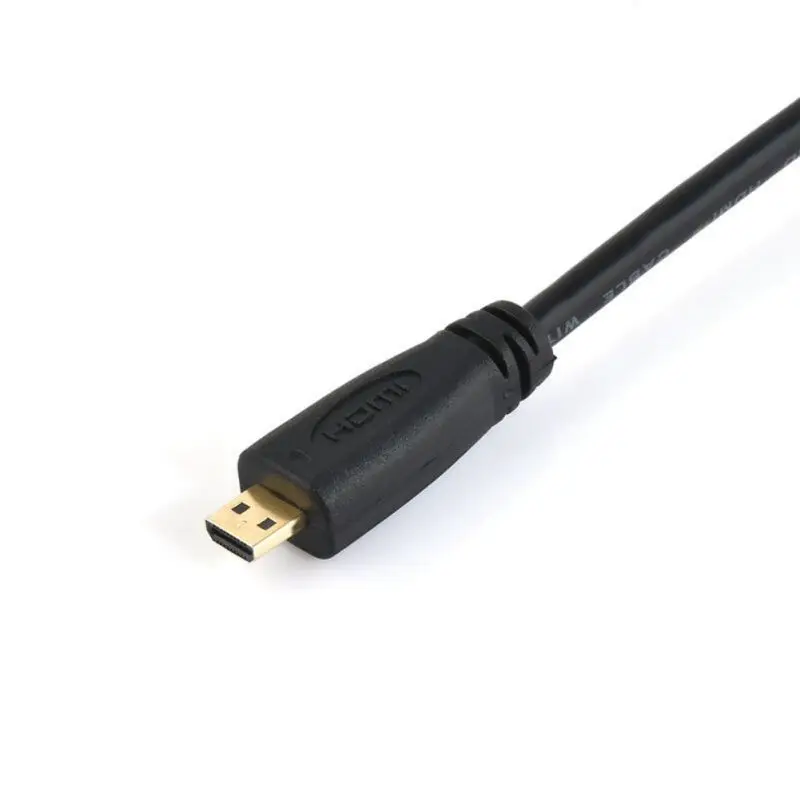 Штекер и гнездового разъема HDMI Кабель-адаптер Позолоченный разъем шнур-переходник Micro HDMI