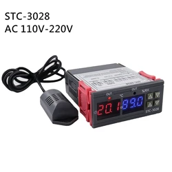 Digital Thermostat and Hygrometer Temperature & Humidity Controller (STC-3028 110V-220V)