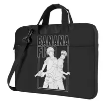 

Banana Fish Japanese Anime Laptop Bag Case Ash and Eiji Manga Travel Clutch Computer Bag Waterproof Fashion Laptop Pouch