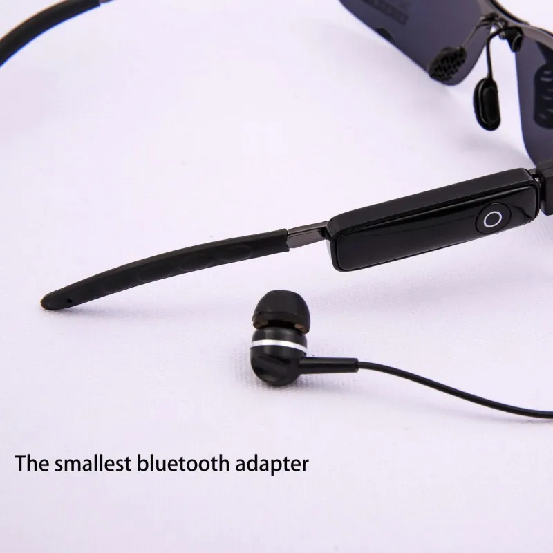 Greatlizard Смарт очки Bluetooth наушники один в ухо Руки бесплатный звонок гарнитура УФ Защита Открытый солнцезащитные очки