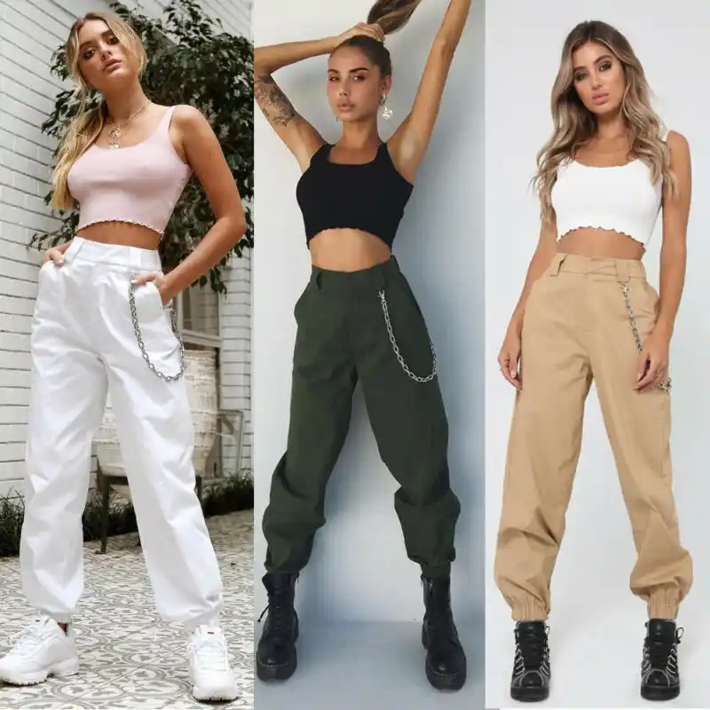 cargo tracksuit bottoms women's