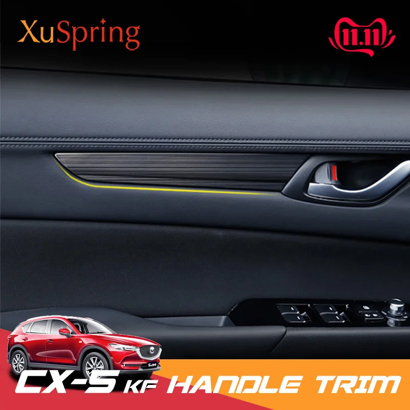 Для Mazda CX 5 CX5 2017 2020 KF крышка панели ручки внутренней двери автомобиля отделочная