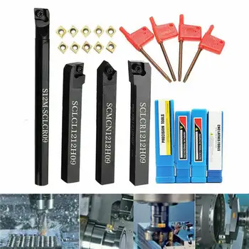 

Car Accessories Disassembly Tool 18PC Automobile Repair Tool Lathe Turning Tool Holder CCMT09T304 Carbide Inserts T15 Wrench Kit