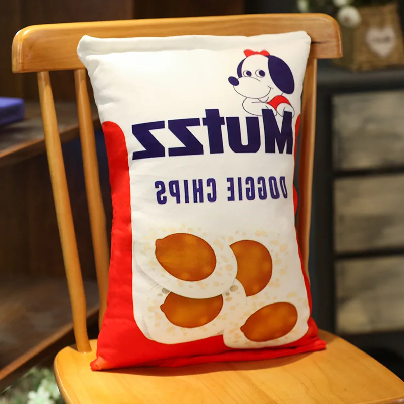 Comida de Cachorro Criativo Realista Petiscos Pelúcia Travesseiro Simulação Gato Batatas Fritas Biscoito Lifelike Comida Snack Coxim Plushie Adereços Presente 11 Brinquedos e hobbies