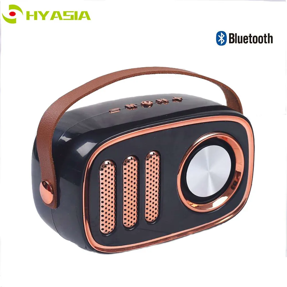 HYASIA беспроводной Bluetooth громкоговоритель в стиле ретро портативный винтажный динамик fm-радио звук стерео внешний динамик Поддержка TF карта USB