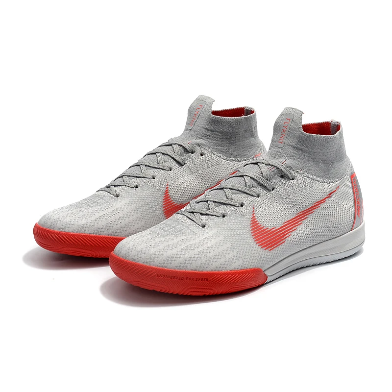 Nike assassin Twelve Generation трикотажные летающие линии Huailong MD на плоской подошве футбольные бутсы SuperflyX 6 Elite IC 39-45