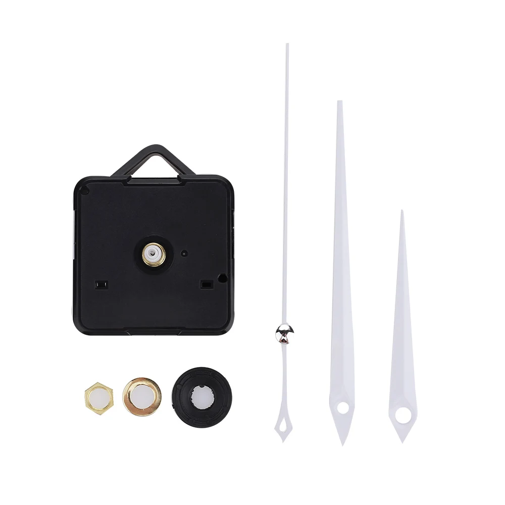 Useful DIY Clock Quartz Movement Home Decor Hanging Classic with White Hands Replacement Tool Economic Clock Parts Wall Clock