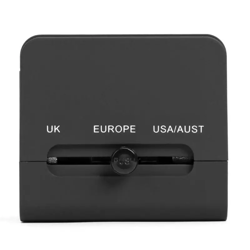 Многофункциональная Универсальная переходная вилка адаптер с двумя usb-разъемами для путешествий защита от детей Защитная крышка замок двери