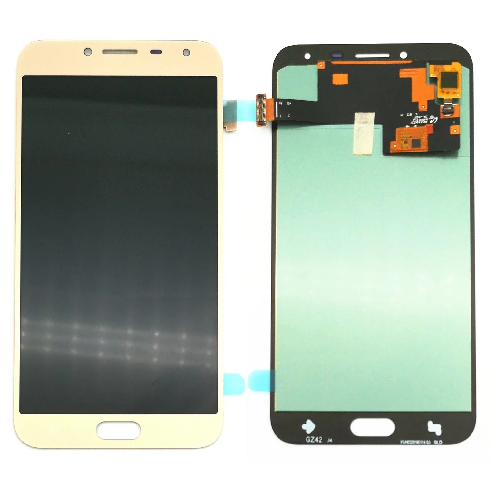 Супер AMOLED ЖК-дисплей для samsung Galaxy J4 J400 ЖК-дисплей кодирующий преобразователь сенсорного экрана в сборе