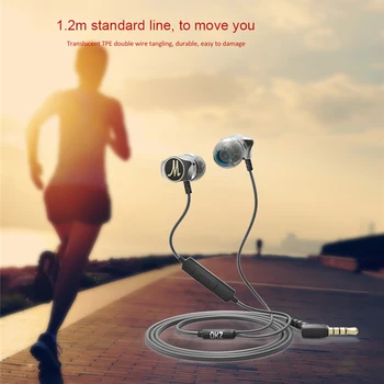 

High Quality Earphones QKZ DM7 Special Edition Gold Plated Headset Noise Isolating HD HiFi Earphone Built-in Mic