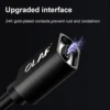 OLAF 3A Magnetic Micro USB Cable For iPhone Samsung Fast Charging Data Wire Cord Magnet Charger Type C Mobile Phone USB Cable ► Photo 3/6