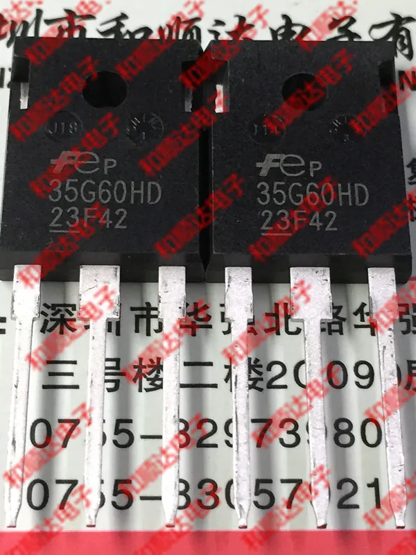 2 шт./35G60HD FGW35N60HD-247 TO247