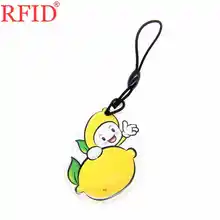 UID S50 1K 13,56 Mhz сменная RFID Метка перезаписываемая 0 секторный IC брелок мультфильм падение клей брелок для контроля доступа 1 шт