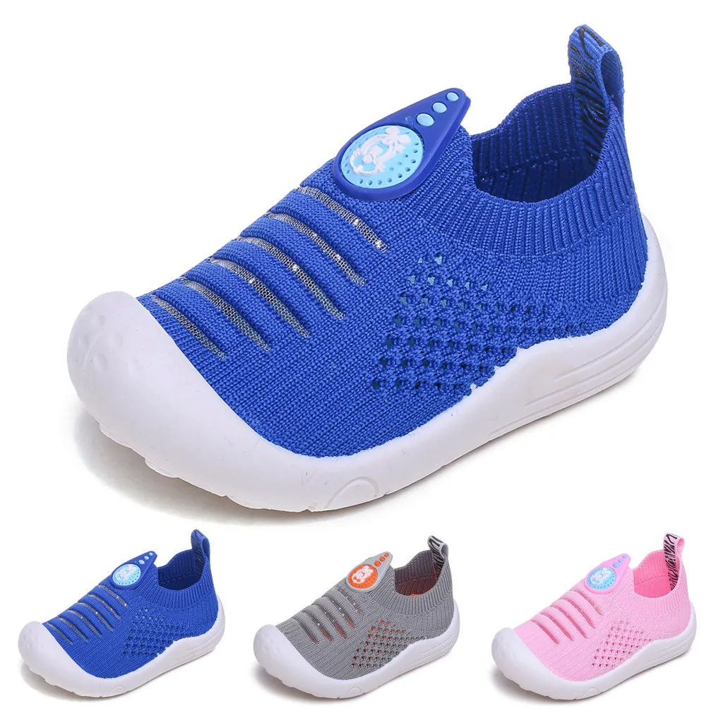 ONTO-MATO Children Infant Kids Baby Girls Boys Letter Mesh Sport Run Sneakers Casual Shoes Fashion Children Sports Shoes Casual
