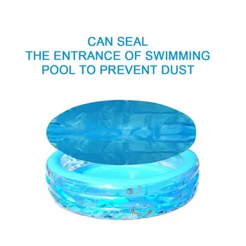 

Swimming Pool Cover Protector Dust Rainproof Durable Round Tarpaulin for Garden
