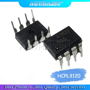 

10PCS HCPL3120 DIP8 HCPL-3120 DIP A3120 IGBT drive optocoupler optocoupler