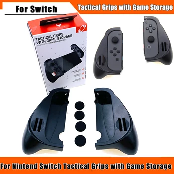 

Tactical Grips For Nintend Switch Dockable Trigger Handgrip Handheld Shell For Nintendo Switch NS Joycon handle With Game slots