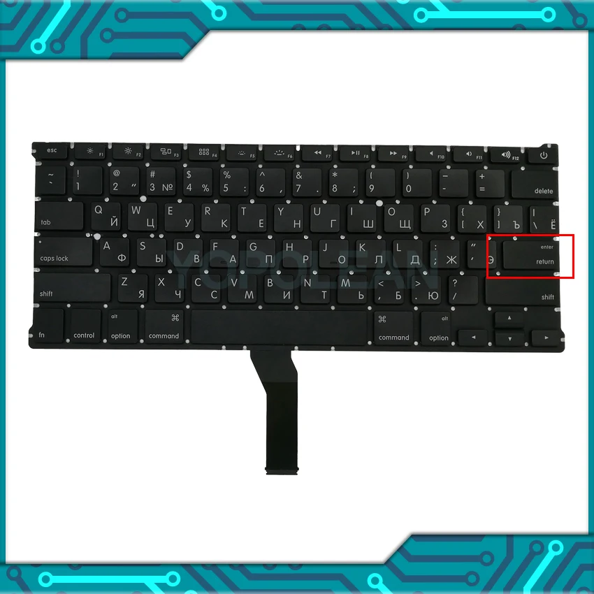 Русская клавиатура для Macbook Air 13 &quot A1369 A1466 2011 2012 2013 2014 2015 2017|Клавиатуры замены| |