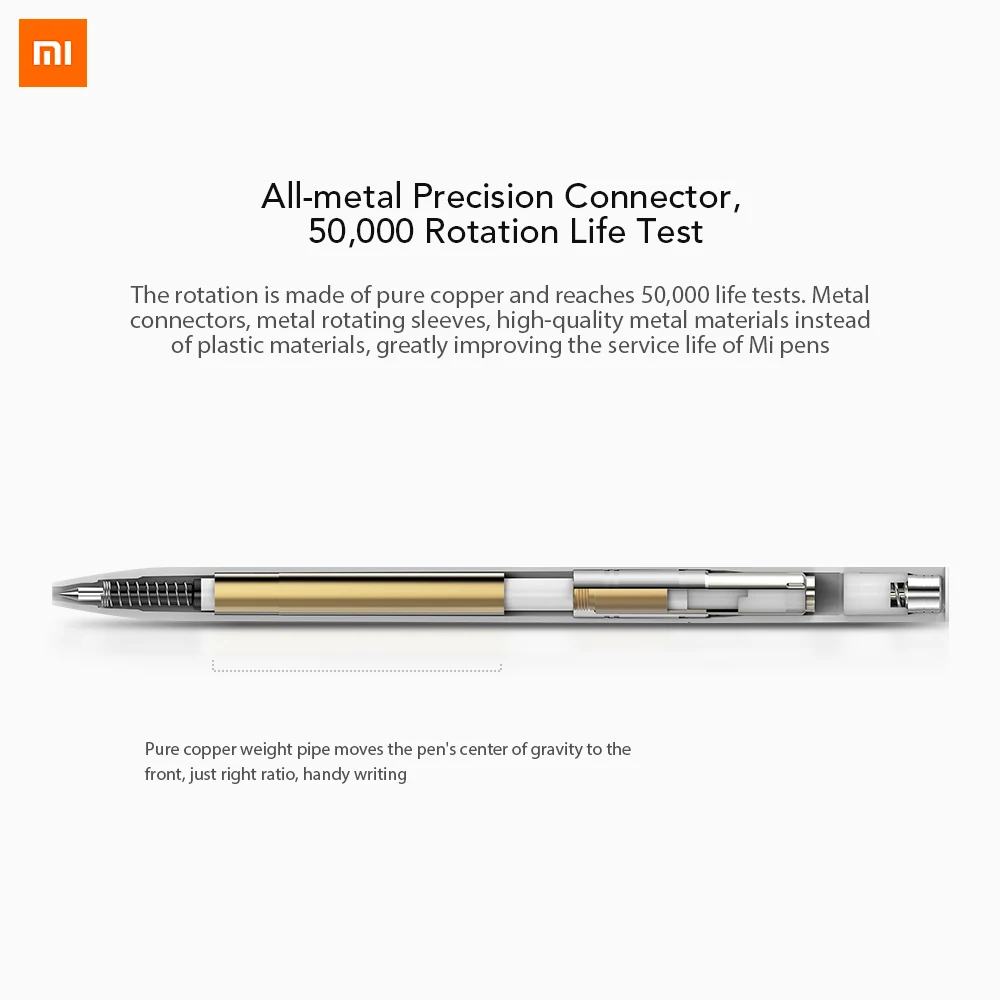 Xiaomi Pen with 0.5mm Swiss Refill for School