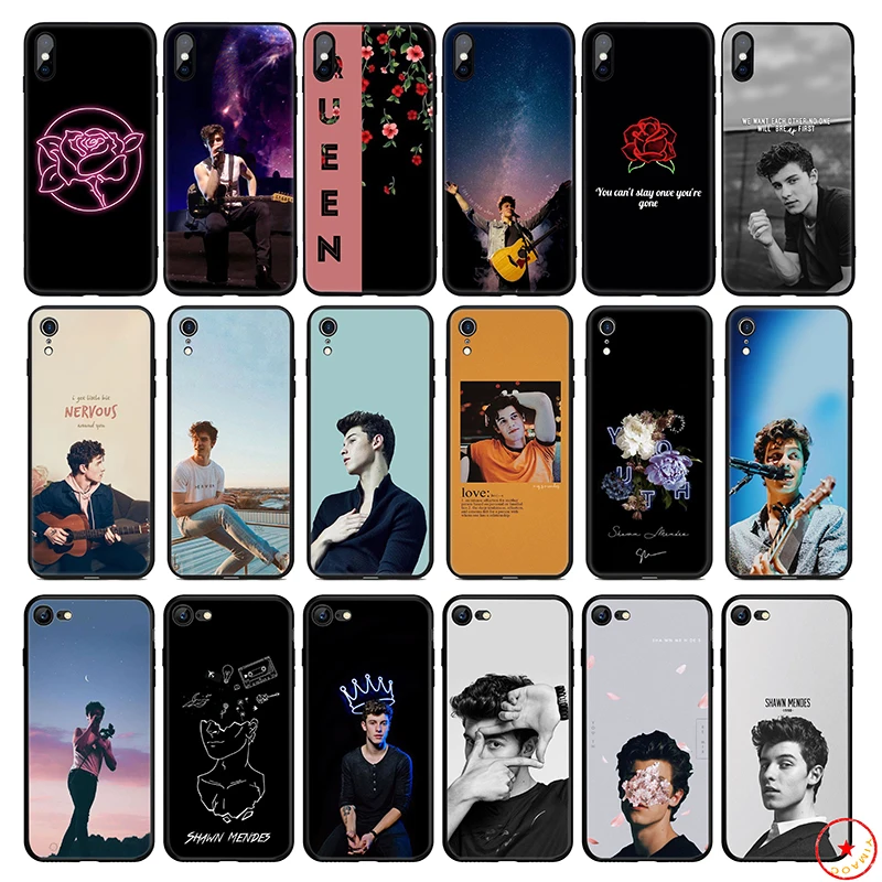Shawn Mendes Soft Silicone Phone Case for iPhone 11 Pro Xs Max X or 10 8 7 6 6S Plus 5 5S SE Xr 7Plus Cover |