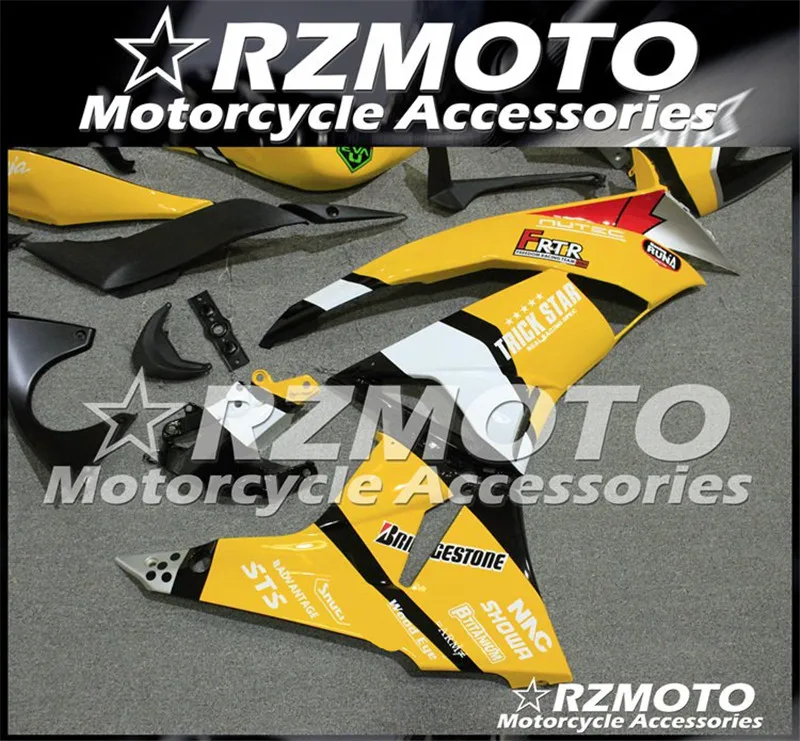 Мотоциклетный обтекатель abs Подходит для Kawasaki ZX6R 636 599 ZX-6R 2009 2010 2011 2012 корпусные детали пресс-форм Магазин № 0293