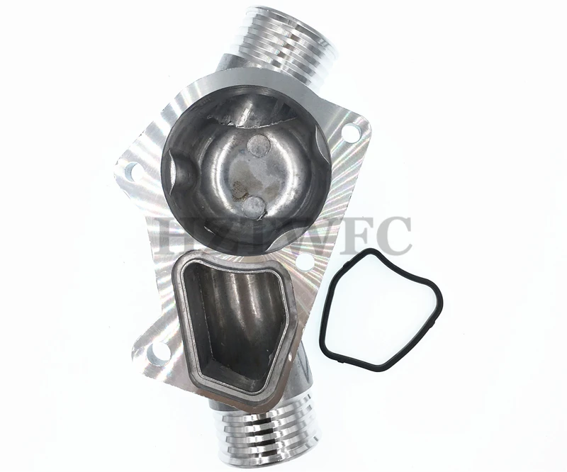 Aluminum Thermostat Housing Cover 11531722531 With Gasket For BMW M3 Z3 E34 E36