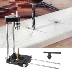 Localisateur de perçage Portable pour le travail du bois, localisateur de précision, Guide de perçage réglable, Guide de perçage automatique 